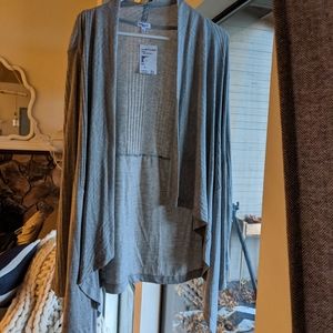 Gray Splendid Waterfall Cardigan Size Large
